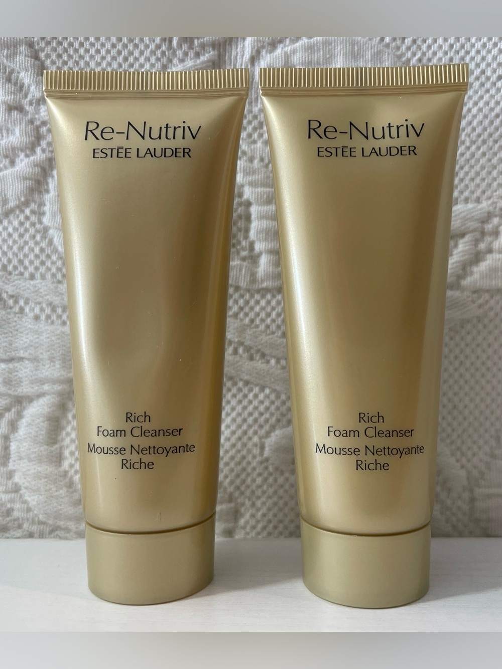 Estée Lauder Re-Nutriv Rich Foam Cleanser Set - 1.7 oz / 50 ml Each (Pack of 2)